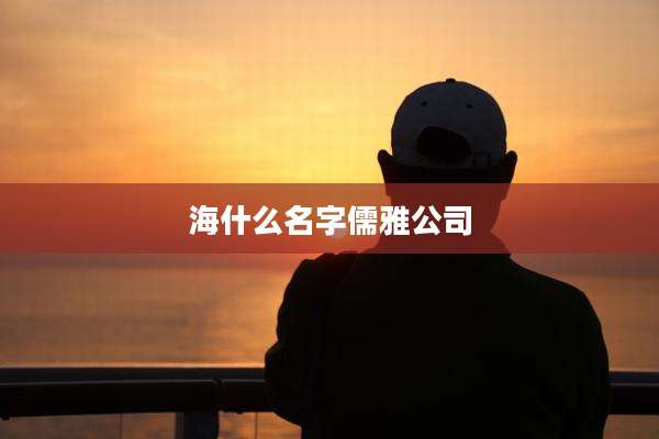 海什么名字儒雅公司