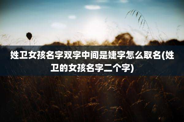 姓卫女孩名字双字中间是婕字怎么取名(姓卫的女孩名字二个字)