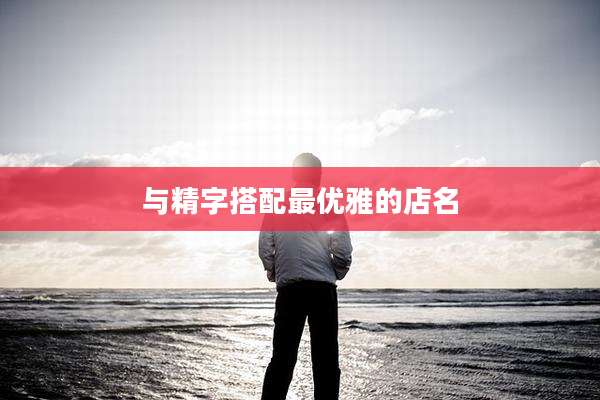 与精字搭配最优雅的店名