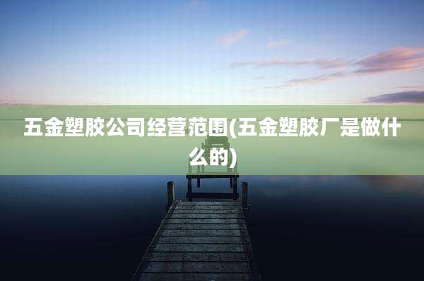 五金塑胶公司经营范围(五金塑胶厂是做什么的)