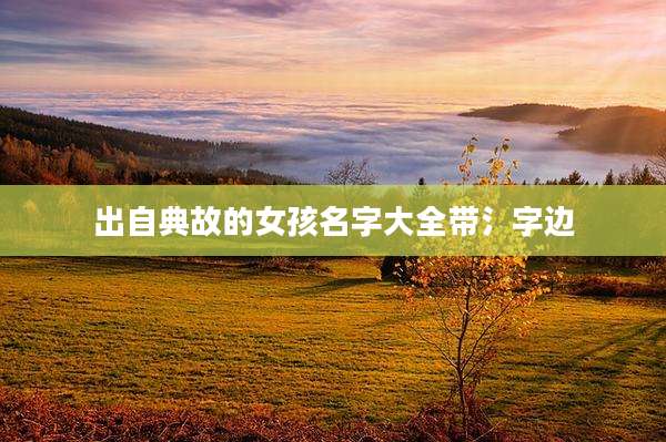 出自典故的女孩名字大全带氵字边