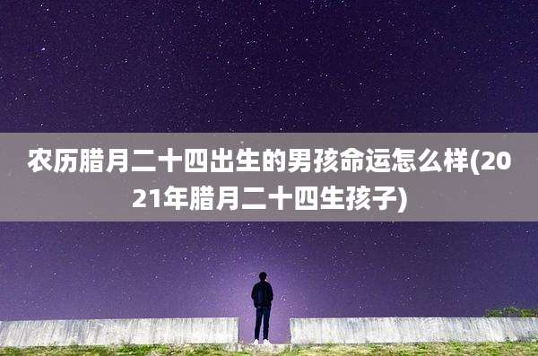 农历腊月二十四出生的男孩命运怎么样(2021年腊月二十四生孩子)