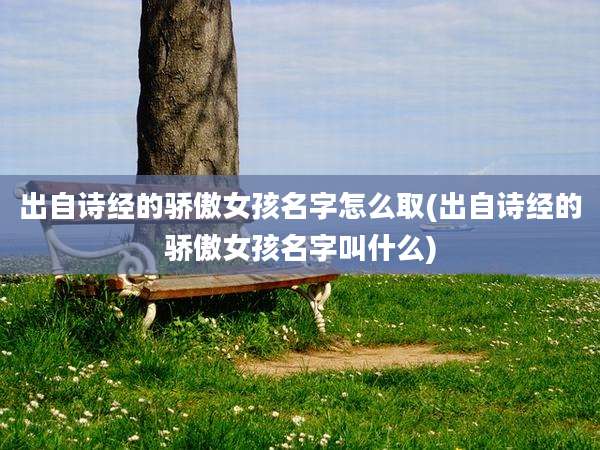 出自诗经的骄傲女孩名字怎么取(出自诗经的骄傲女孩名字叫什么)