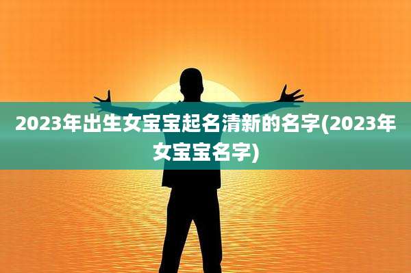 2023年出生女宝宝起名清新的名字(2023年女宝宝名字)