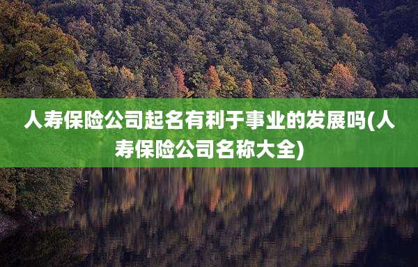人寿保险公司起名有利于事业的发展吗(人寿保险公司名称大全)