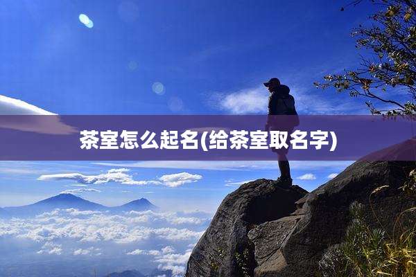 茶室怎么起名(给茶室取名字)
