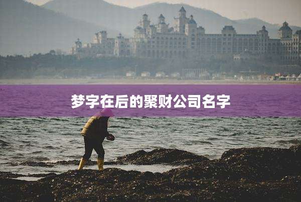 梦字在后的聚财公司名字