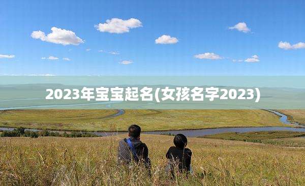 2023年宝宝起名(女孩名字2023)