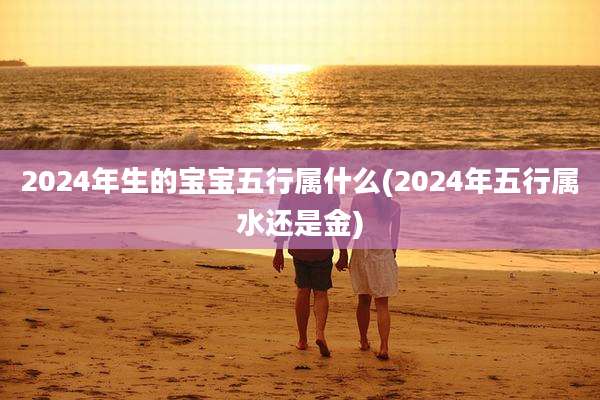 2024年生的宝宝五行属什么(2024年五行属水还是金)
