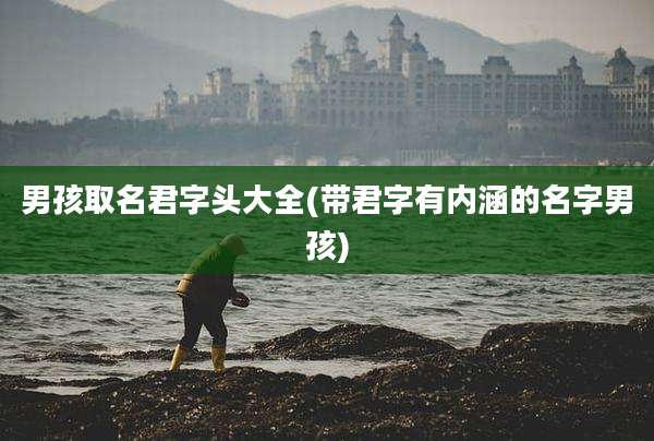 男孩取名君字头大全(带君字有内涵的名字男孩)