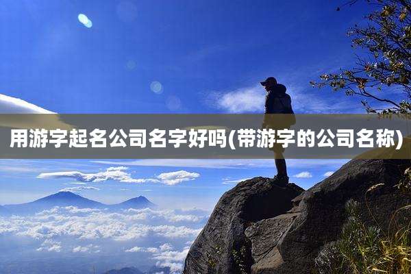 用游字起名公司名字好吗(带游字的公司名称)