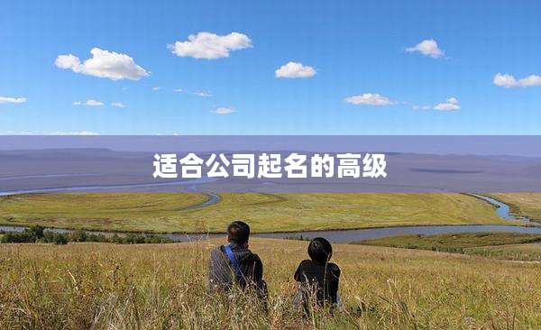 适合公司起名的高级