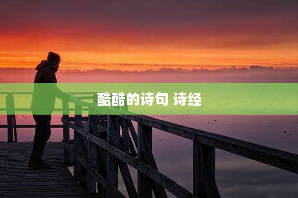 酷酷的诗句 诗经