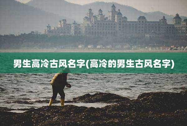 男生高冷古风名字(高冷的男生古风名字)