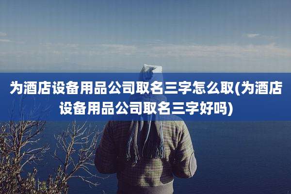 为酒店设备用品公司取名三字怎么取(为酒店设备用品公司取名三字好吗)