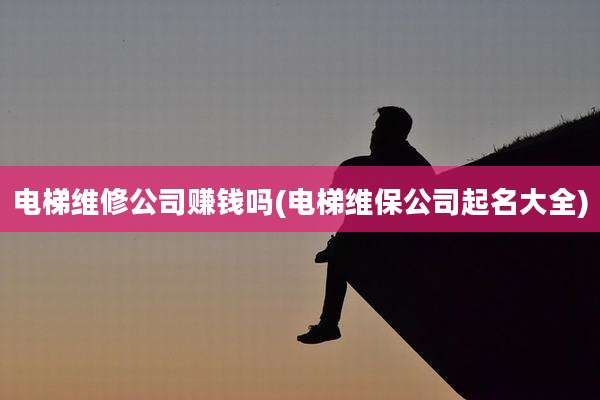 电梯维修公司赚钱吗(电梯维保公司起名大全)