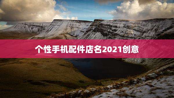 个性手机配件店名2021创意