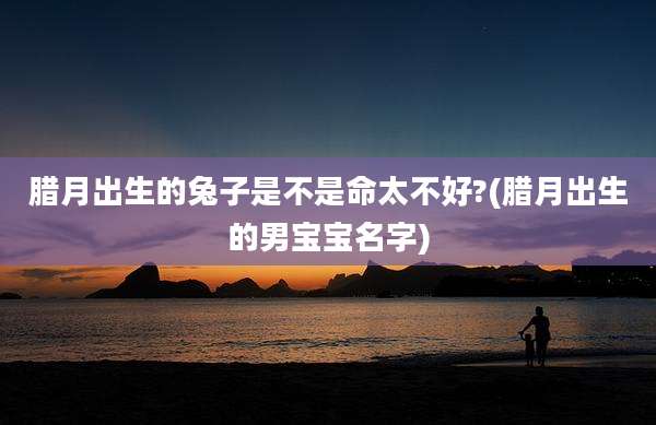 腊月出生的兔子是不是命太不好?(腊月出生的男宝宝名字)
