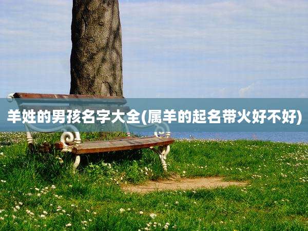 羊姓的男孩名字大全(属羊的起名带火好不好)