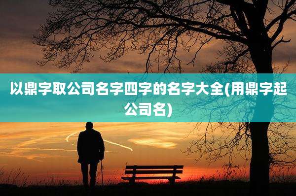 以鼎字取公司名字四字的名字大全(用鼎字起公司名)