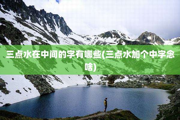 三点水在中间的字有哪些(三点水加个中字念啥)