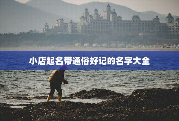 小店起名带通俗好记的名字大全