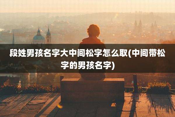 段姓男孩名字大中间松字怎么取(中间带松字的男孩名字)