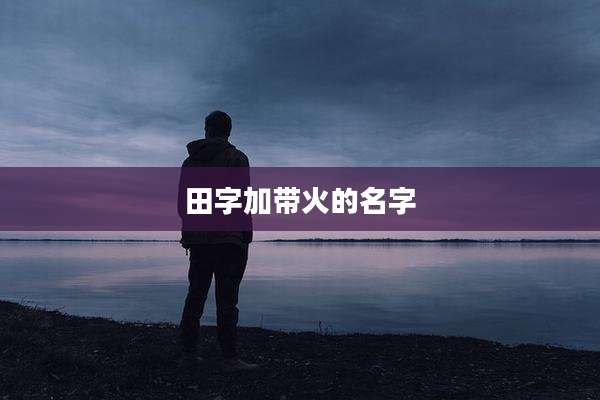 田字加带火的名字