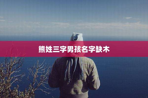 熊姓三字男孩名字缺木