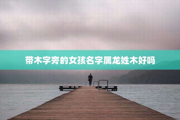 带木字旁的女孩名字属龙姓木好吗