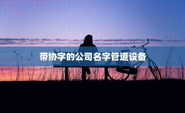 带协字的公司名字管道设备