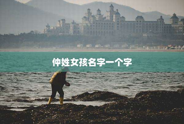 仲姓女孩名字一个字