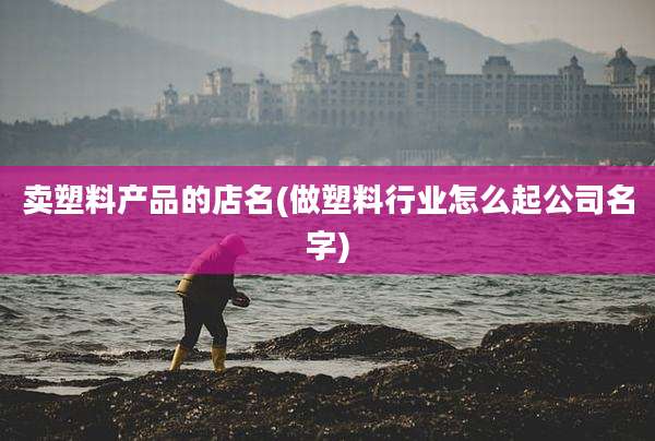 卖塑料产品的店名(做塑料行业怎么起公司名字)