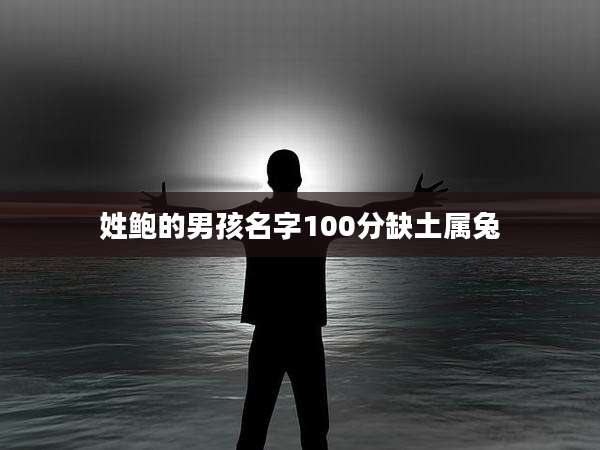 姓鲍的男孩名字100分缺土属兔