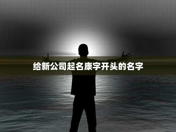 给新公司起名康字开头的名字