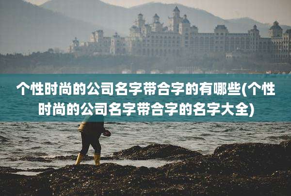 个性时尚的公司名字带合字的有哪些(个性时尚的公司名字带合字的名字大全)