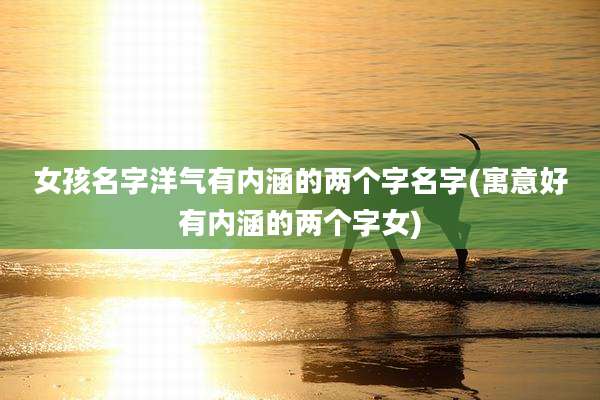 女孩名字洋气有内涵的两个字名字(寓意好有内涵的两个字女)