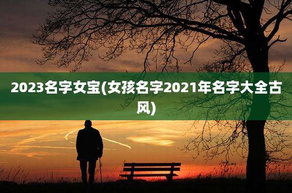 2023名字女宝(女孩名字2021年名字大全古风)