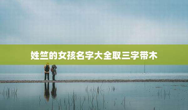 姓竺的女孩名字大全取三字带木