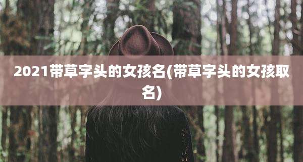 2021带草字头的女孩名(带草字头的女孩取名)