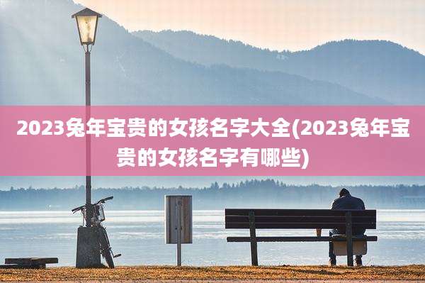 2023兔年宝贵的女孩名字大全(2023兔年宝贵的女孩名字有哪些)