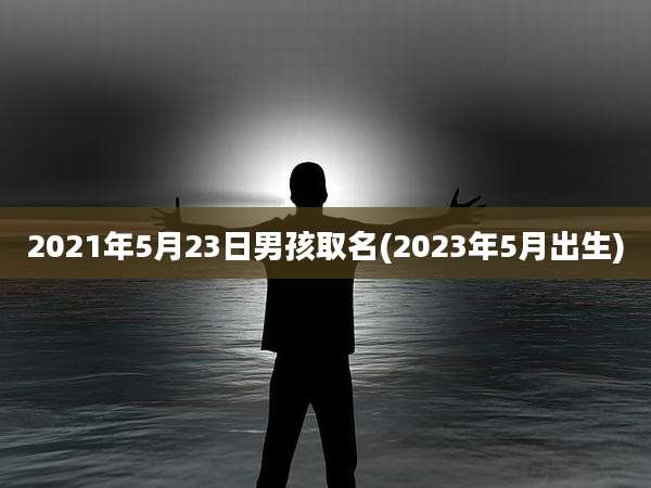2021年5月23日男孩取名(2023年5月出生)