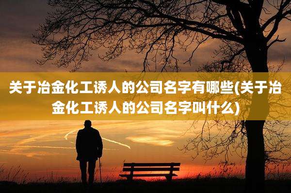 关于冶金化工诱人的公司名字有哪些(关于冶金化工诱人的公司名字叫什么)