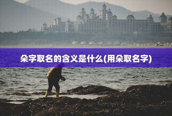 朵字取名的含义是什么(用朵取名字)