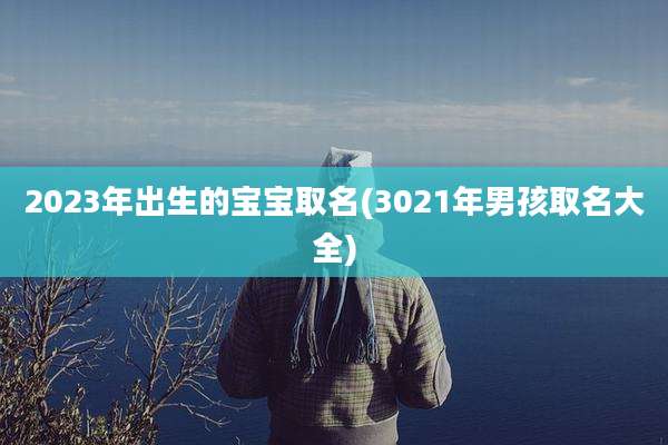 2023年出生的宝宝取名(3021年男孩取名大全)