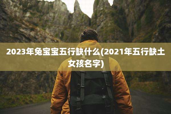 2023年兔宝宝五行缺什么(2021年五行缺土女孩名字)