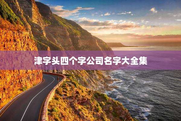 津字头四个字公司名字大全集