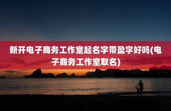 新开电子商务工作室起名字带盈字好吗(电子商务工作室取名)