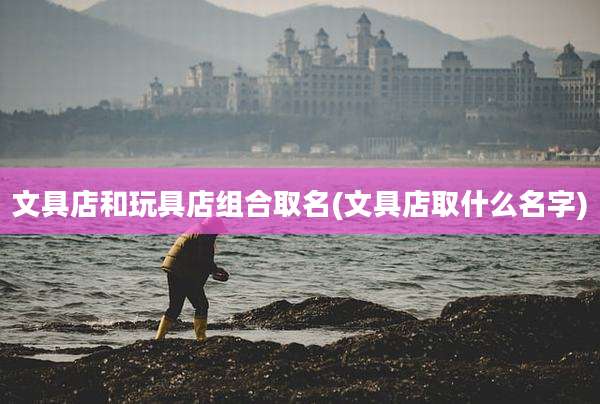 文具店和玩具店组合取名(文具店取什么名字)