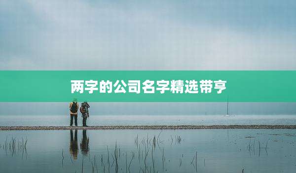 两字的公司名字精选带亨